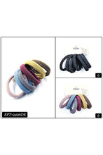 Load image into Gallery viewer, 12cards Shinny Elastic Pony Tail Holder Band
