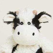 Load image into Gallery viewer, Black and White Cow Warmies Junior
