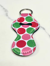 Load image into Gallery viewer, Chapstick Holder Keychain: Tie Dye
