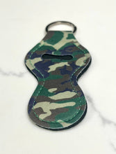 Load image into Gallery viewer, Chapstick Holder Keychain: Tie Dye
