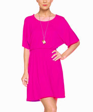 Load image into Gallery viewer, SI-809 Elastic waist Loose fit dress $1 SALE: Black-2402 / S

