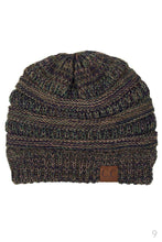 Load image into Gallery viewer, C.C Four Tone Thread Mix Color Cable Beanie Winter Hat: 004
