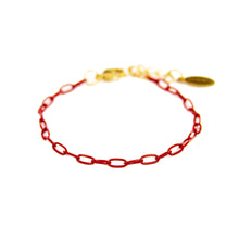 Load image into Gallery viewer, Red Game Day Bracelets &amp;  Necklaces: GAME DAY WORD WITH SILVER PLATED BEADS

