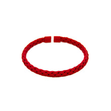 Load image into Gallery viewer, Red Game Day Bracelets &amp;  Necklaces: GAME DAY WORD WITH SILVER PLATED BEADS
