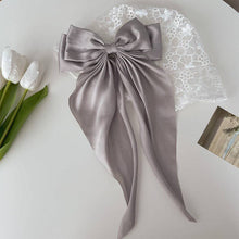 Load image into Gallery viewer, Hair bow: Navy / One Size
