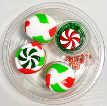 Load image into Gallery viewer, Candy Cane Mallows Slime
