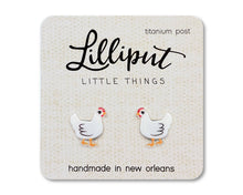 Load image into Gallery viewer, Chicken Earrings // Funny Gift
