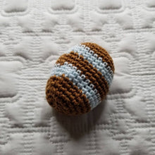 Load image into Gallery viewer, Multicolored Hand Crochet Sack Ball Kick Toy: Random colors
