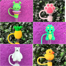 Load image into Gallery viewer, Other Large Straw Toppers: Ducky
