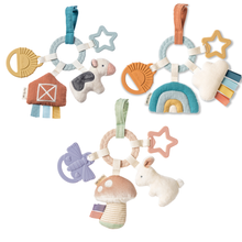 Load image into Gallery viewer, *NEW OPTION* Bitzy Busy Ring™ Teething Activity Toy: Veggie
