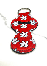 Load image into Gallery viewer, Chapstick Holder Keychain: Tie Dye
