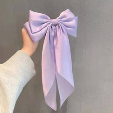 Load image into Gallery viewer, Hair bow: Navy / One Size

