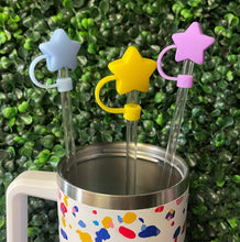 Load image into Gallery viewer, All Things Above Straw Toppers: Blue Star
