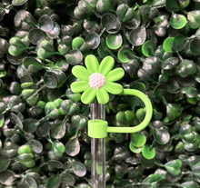 Load image into Gallery viewer, Flower Straw Toppers: White Daisy
