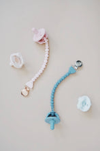 Load image into Gallery viewer, Sweetie Strap™ Silicone One-Piece Pacifier Clips: Toast
