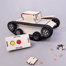 Load image into Gallery viewer, Remote Controlled Tank DIY Kit, STEM Toy, Craft Kit for Kids
