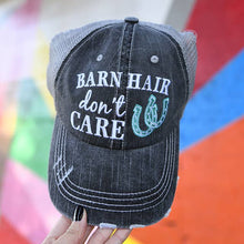 Load image into Gallery viewer, Barn Hair Don't Care Wholesale Trucker Hats: Hot Pink
