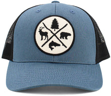 Load image into Gallery viewer, Outdoors Vintage Ballcap Meshback: MOS-KHK
