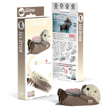 Load image into Gallery viewer, EUGY Sea Otter 3D Puzzle
