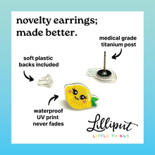 Load image into Gallery viewer, Soccer Ball Earrings
