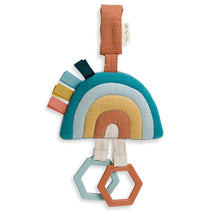 Load image into Gallery viewer, Bitzy Bespoke Ritzy Jingle Attachable Travel Toy: Pastel Rainbow
