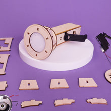 Load image into Gallery viewer, Hand-Crank Flashlight DIY Kit, Educational STEM Toy for Kids

