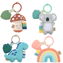 Load image into Gallery viewer, Itzy Pal™ Plush + Teether: NEW Mushroom
