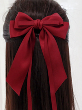 Load image into Gallery viewer, Hair bow: Peach / One size
