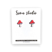 Load image into Gallery viewer, Mushroom Earrings
