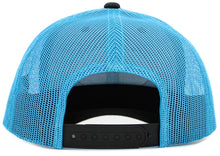 Load image into Gallery viewer, USA Fish Flag Mesh Back Ballcap: BLK-BLK
