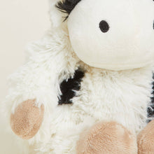 Load image into Gallery viewer, Black and White Cow Warmies Junior
