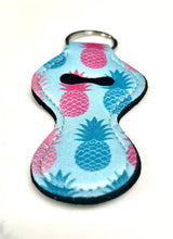 Load image into Gallery viewer, Chapstick Holder Keychain: Polka Dot
