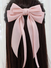 Load image into Gallery viewer, Hair bow: Peach / One size
