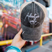 Load image into Gallery viewer, Adventure Awaits Trucker Hat
