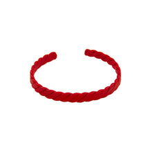 Load image into Gallery viewer, Red Game Day Bracelets &amp;  Necklaces: GAME DAY GOLD WORD WITH FOOTBALL ACCENT
