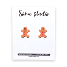 Load image into Gallery viewer, Gingerbread Earrings
