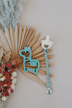 Load image into Gallery viewer, Sweetie Strap™ Silicone One-Piece Pacifier Clips: Toast
