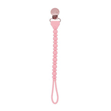 Load image into Gallery viewer, Sweetie Strap™ Silicone One-Piece Pacifier Clips: Toast
