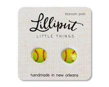 Load image into Gallery viewer, Softball Earrings // Sports Earrings

