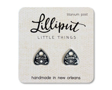Load image into Gallery viewer, Spooky Planchette Earrings // Witchy Earrings
