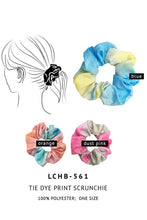 Load image into Gallery viewer, Tie Dye Scrunchie: Dust Pink
