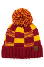 Load image into Gallery viewer, C.C Buffalo Check Team Color Beanie: Red/Black
