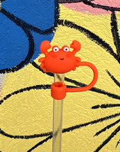 Load image into Gallery viewer, Animal Straw Toppers: Bunny
