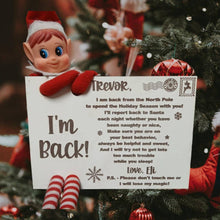 Load image into Gallery viewer, Elf postcard - Elf on shelf - Arrival Postcard - Elf - Child
