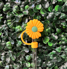 Load image into Gallery viewer, Flower Straw Toppers: White Daisy
