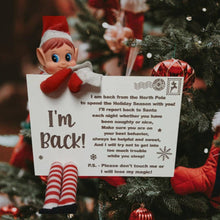 Load image into Gallery viewer, Elf postcard - Elf on shelf - Arrival Postcard - Elf - Child
