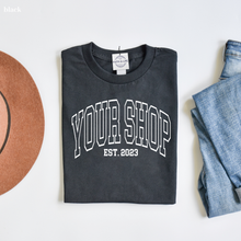 Load image into Gallery viewer, Custom Team Name Spirit Wear Football or Shop Logo Tee Shirt: 2XL
