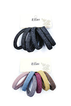 Load image into Gallery viewer, 12cards Shinny Elastic Pony Tail Holder Band
