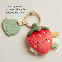 Load image into Gallery viewer, *New Options* Itzy Pal™ Plush + Teether: Strawberry
