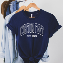 Load image into Gallery viewer, Custom Team Name Spirit Wear Football or Shop Logo Tee Shirt: XL

